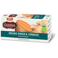 Celestial Seasonings Organic Ginger & Turmeric Herbal Tea