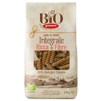 Granoro Organic Wholegrain Durum Wheat Fusili Pasta